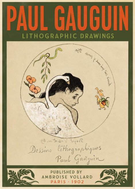 Paul Gauguin Dessins Lithographiques No4 - Póster