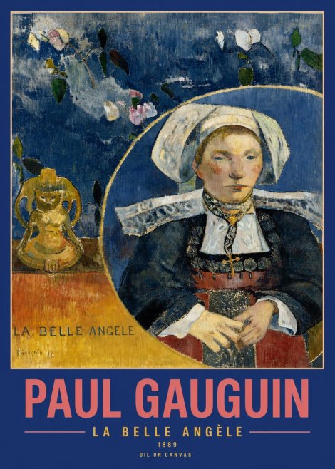 Paul Gauguin La Belle Angele No2 - Póster