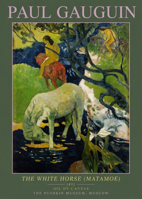 Paul Gauguin The Siamese (Tehura and Noa Noa) No6 - Póster