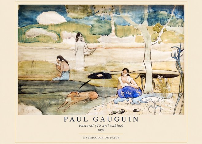 Paul Gauguin Pastoral (Te Arii Vahine) No1 - Póster