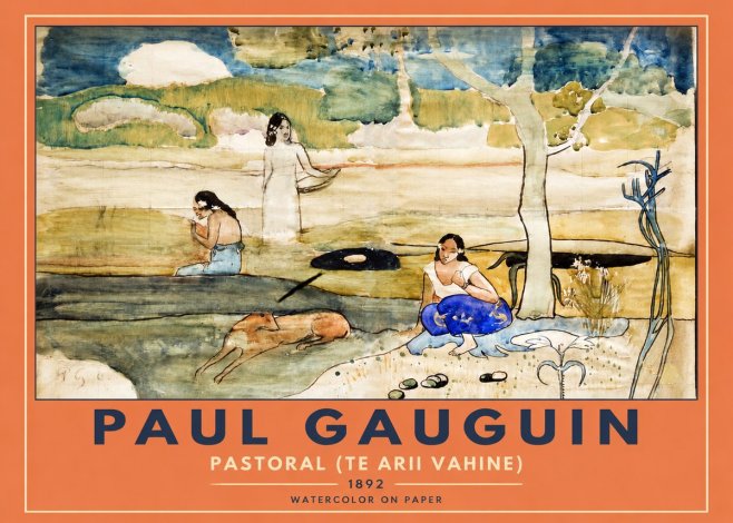 Paul Gauguin Pastoral (Te Arii Vahine) No2 - Póster