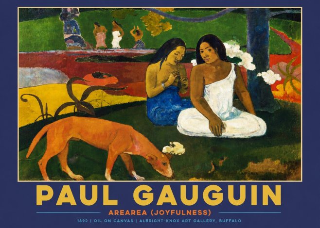 Paul Gauguin Arearea (Joyfulness) No2 - Póster