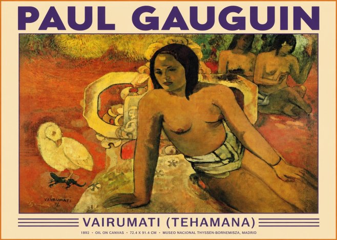 Paul Gauguin Vairumati (Tehamana) No3 - Póster