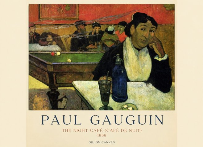 Paul Gauguin The Night Café (Café De Nuit) No1 - Póster