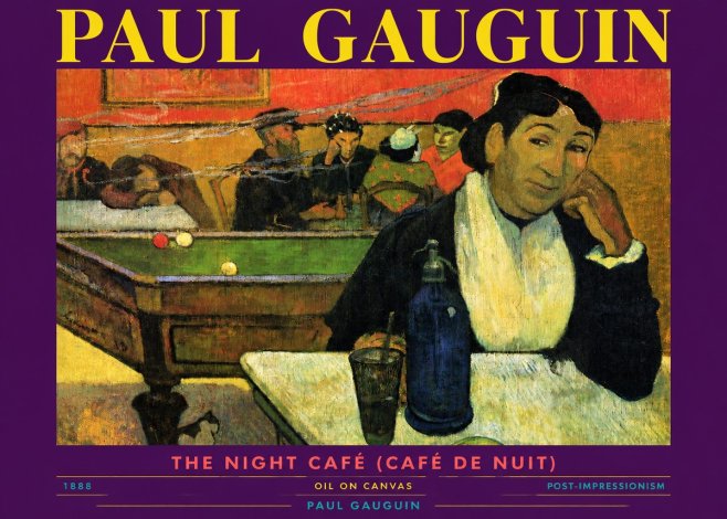 Paul Gauguin The Night Café (Café De Nuit) No3 - Póster