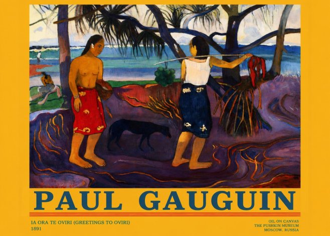 Paul Gauguin Ia Ora Na Te Ovari (I Raro Te Oviri) No3 - Póster