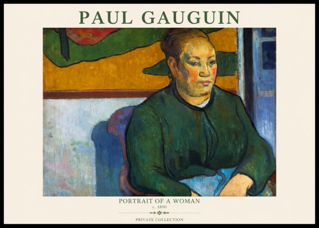 Paul Gauguin Portrait of a Woman No1 - Póster