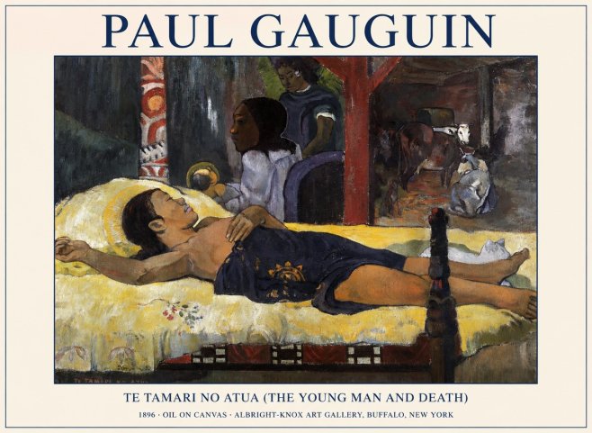 Paul Gauguin Te Tamari No Atua (the Young Man and Death) No1 - Póster