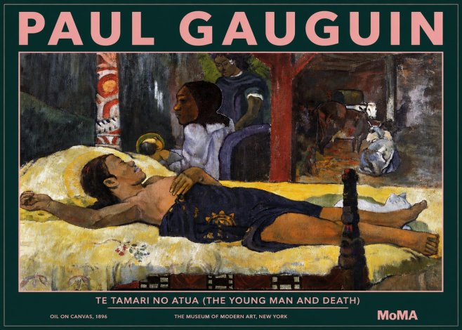 Paul Gauguin Te Tamari No Atua (the Young Man and Death) No3 - Póster
