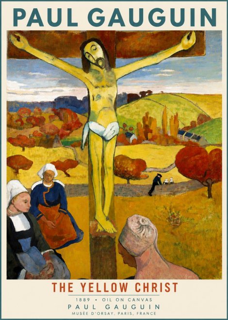 Paul Gauguin The Yellow Christ No3 - Póster
