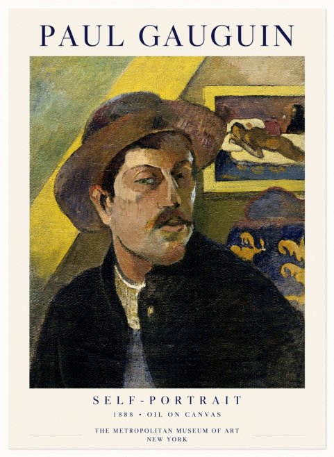 Paul Gauguin Self-portrait II No1 - Póster