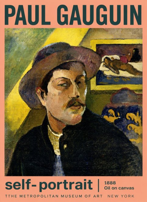 Paul Gauguin Self-portrait II No3 - Póster