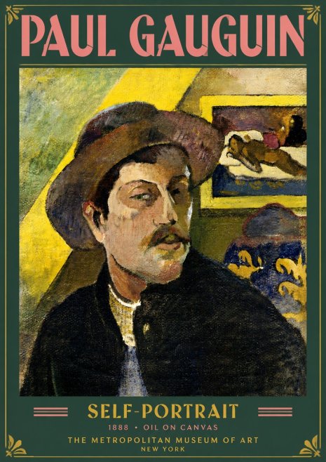 Paul Gauguin Self-portrait II No5 - Póster