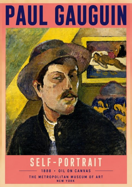 Paul Gauguin Self-portrait II No6 - Póster