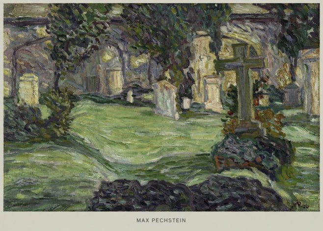 Max Pechstein Cemetery No5 - Póster