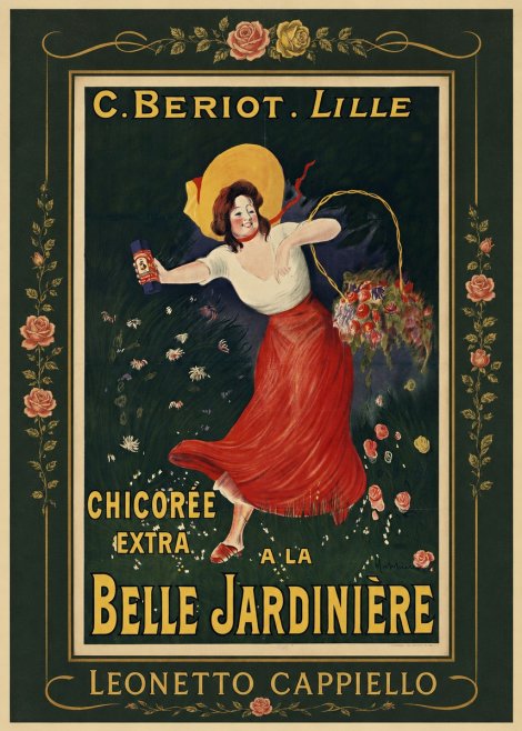 Leonetto Cappiello Chicorée Extra a La Belle Jardinière No1 - Póster