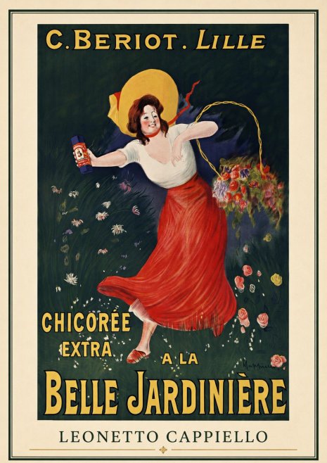Leonetto Cappiello Chicorée Extra a La Belle Jardinière No3 - Póster