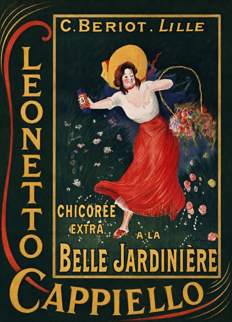 Leonetto Cappiello Chicorée Extra a La Belle Jardinière No4 - Póster
