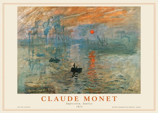 Monet Impression, Sunrise II No4 - Póster