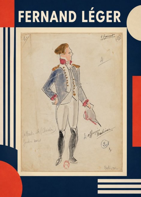 Fernand Léger Bolivar IV No1 - Póster