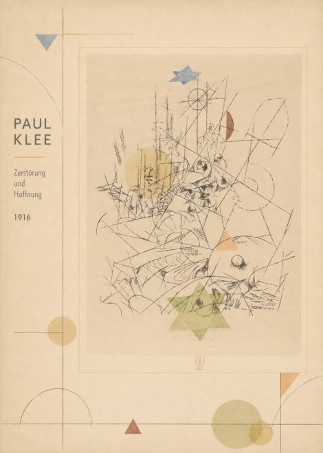 Paul Klee Zerstörung Und Hoffnung I No2 - Póster