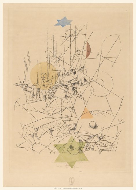 Paul Klee Zerstörung Und Hoffnung I No6 - Póster