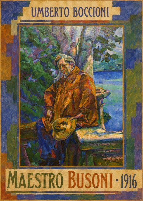 Umberto Boccioni Maestro Busoni No4 - Póster