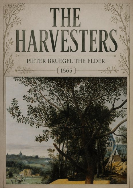 Pieter Bruegel The Harvesters III No3 - Póster