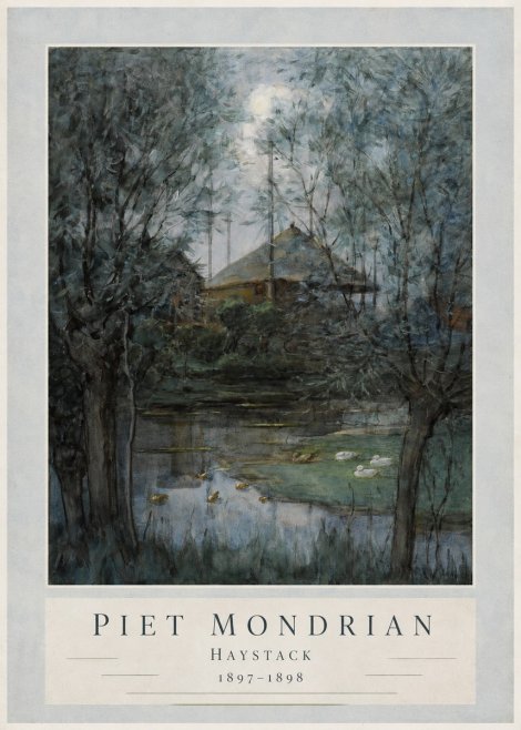 Piet Mondrian Haystack No3 - Póster