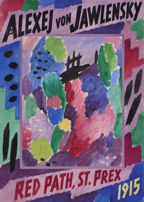 Alexej von Jawlensky Red Path, St. Prex II No5 - Póster
