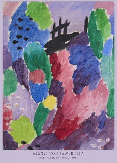Alexej von Jawlensky Red Path, St. Prex II No6 - Póster