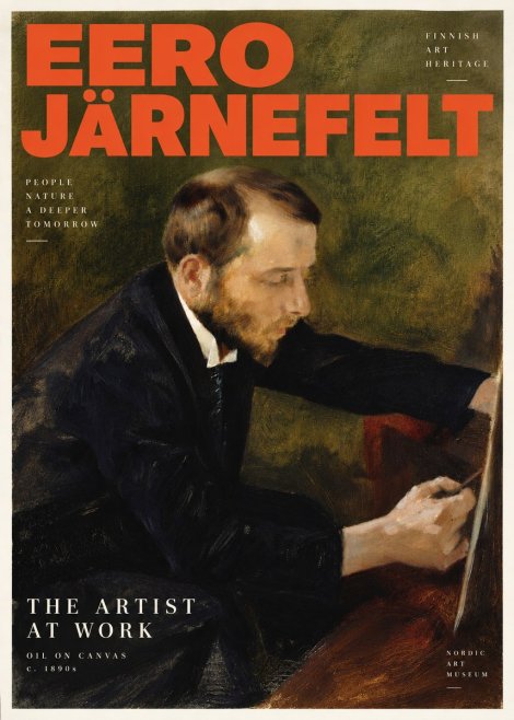 Eero Järnefelt Portrait of the Artist No5 - Póster