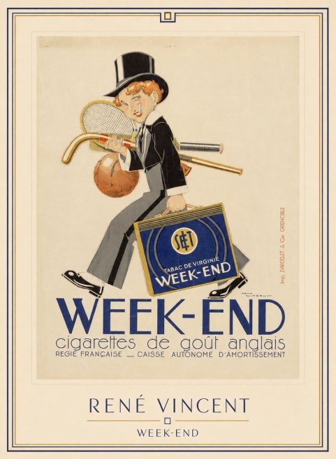 René Vincent Week-end No1 - Póster