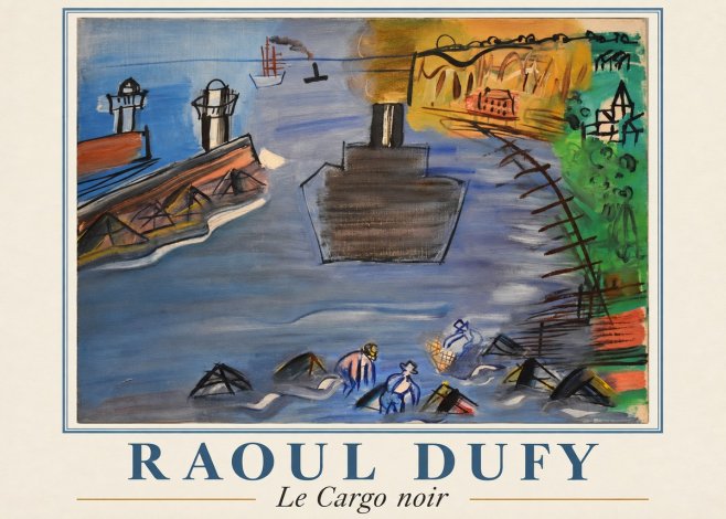 Raoul Dufy Le Cargo Noir No1 - Póster