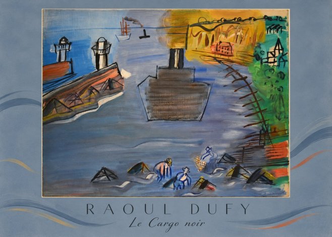 Raoul Dufy Le Cargo Noir No5 - Póster