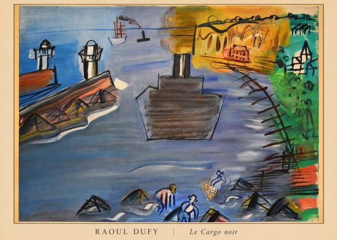 Raoul Dufy Le Cargo Noir No6 - Póster