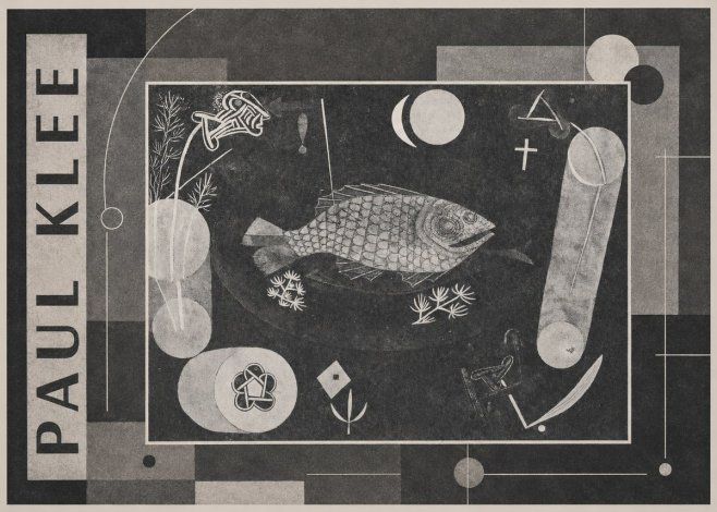 Paul Klee Abstract Fish No4 - Póster