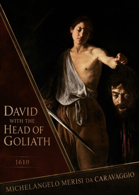 Michelangelo Merisi da Caravaggio David with the Head of Goliath III No2 - Póster