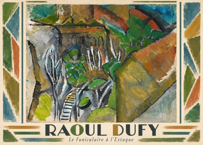 Raoul Dufy Le Funiculaire À L'estaque No1 - Póster