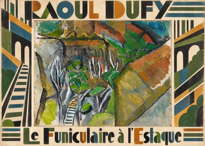 Raoul Dufy Le Funiculaire À L'estaque No4 - Póster