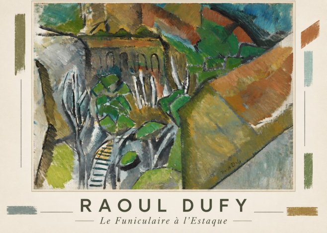Raoul Dufy Le Funiculaire À L'estaque No5 - Póster