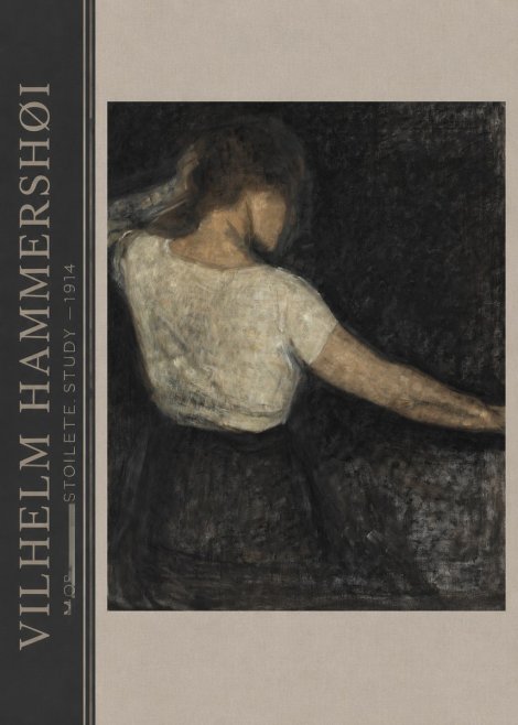 Vilhelm Hammershøi Morning Toilette. Study No2 - Póster