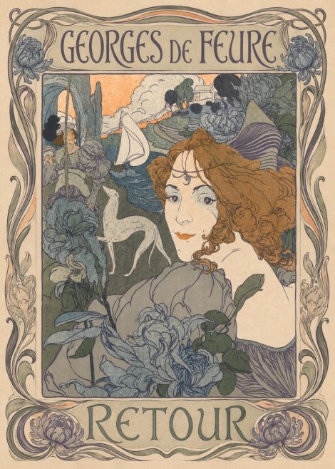 Georges de Feure Retour No1 - Póster