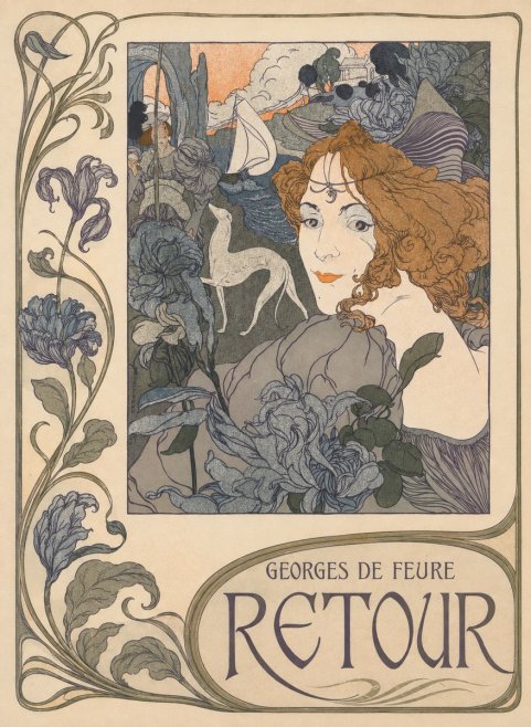 Georges de Feure Retour No2 - Póster