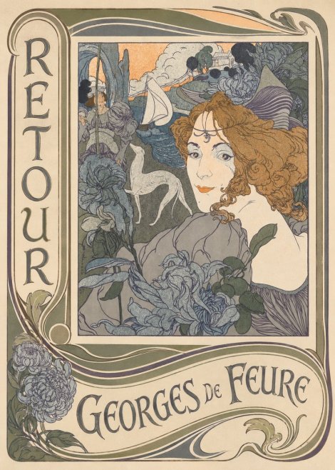 Georges de Feure Retour No4 - Póster