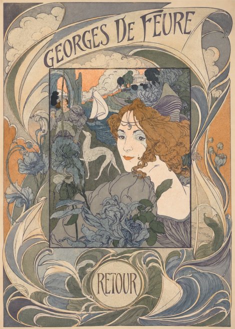 Georges de Feure Retour No6 - Póster