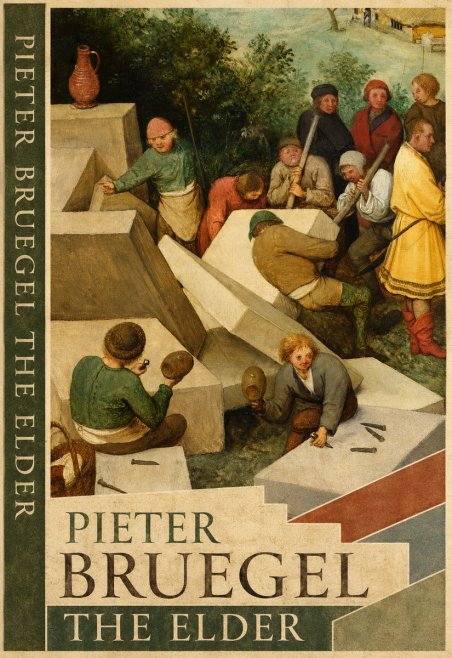 Pieter Bruegel The Tower of Babel V No4 - Póster