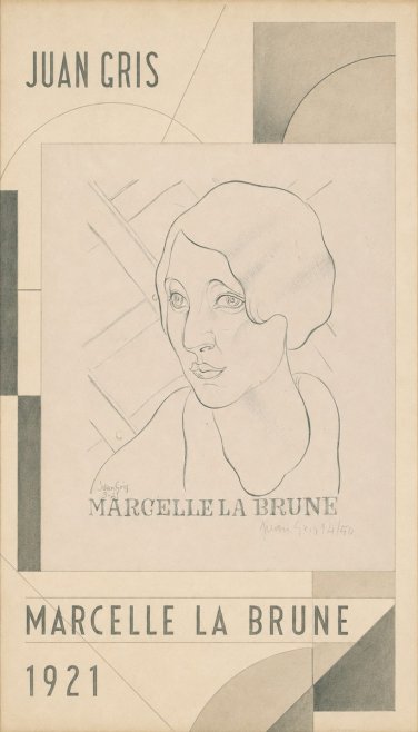 Juan Gris Marcelle La Brune II No4 - Póster