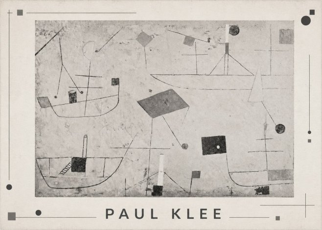 Paul Klee Seascape with Boats No1 - Póster