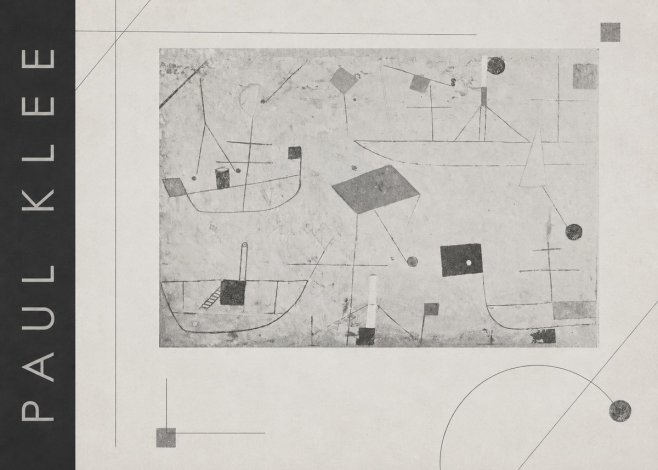 Paul Klee Seascape with Boats No2 - Póster